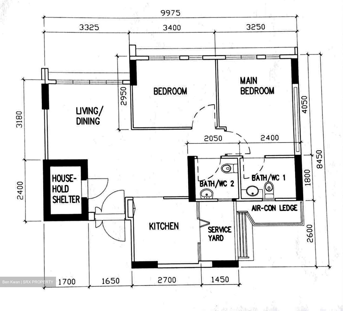 Blk 316A Waterway Cascadia (Punggol), HDB 3 Rooms #572555431